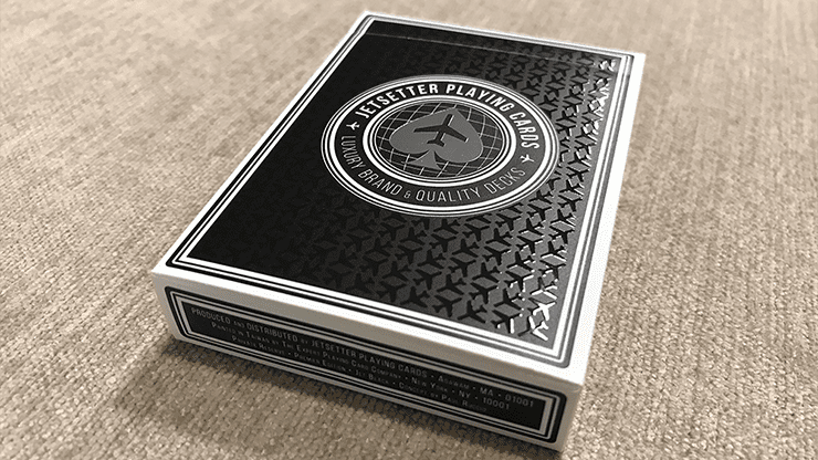 (image for) Premier Edition in Jet Black (Private Reserve) by Jetsetter Playing Cards - Click Image to Close