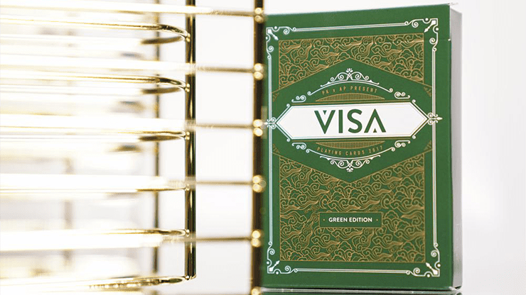 (image for) Visa Playing Cards (Green) by Patrick Kun and Alex Pandrea - Click Image to Close