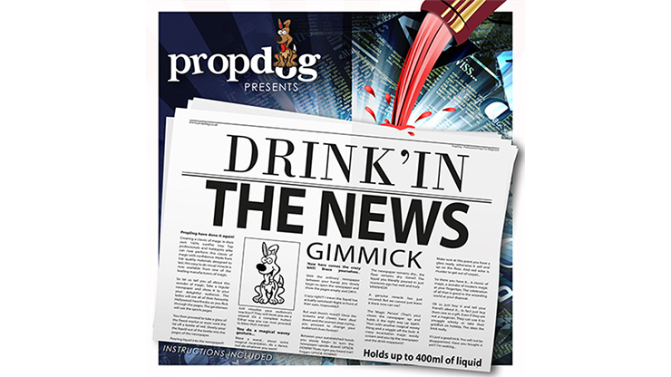 (image for) Drink'in the News by PropDog - Trick - Click Image to Close