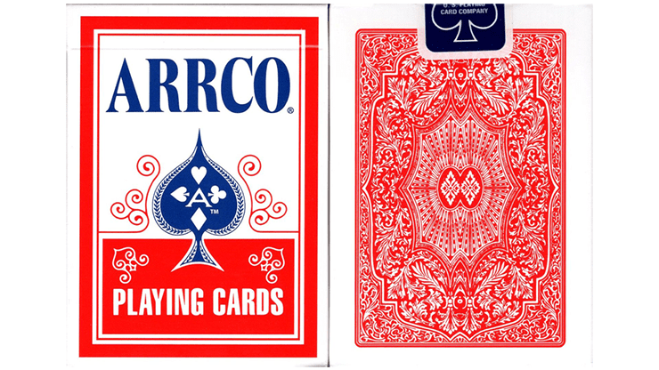 (image for) ARRCO Playing Cards (Red) - Click Image to Close