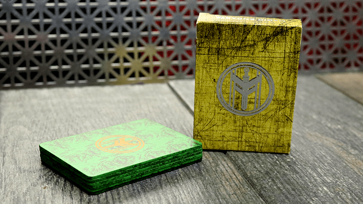 (image for) FIBER BOARDS Cardistry Trainers (Emerald Green) by Magic Encarta - Trick