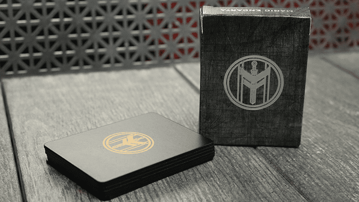 (image for) FIBER BOARDS Cardistry Trainers (Black Onyx) by Magic Encarta - Trick - Click Image to Close