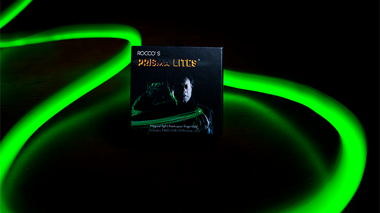 (image for) Rocco's SUPER BRIGHT Prisma Lites Pair (Green) - Trick - Click Image to Close