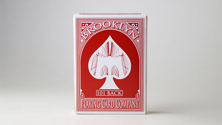(image for) Brooklyn 2nd Edition (Red) Playing Cards - Click Image to Close