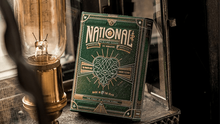 (image for) Green National Playing Cards by theory11 - Click Image to Close