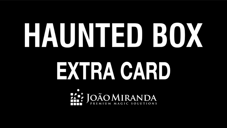 (image for) Haunted Box Extra Gimmicked Card (Red) by Jo??o Miranda Magic - Trick - Click Image to Close