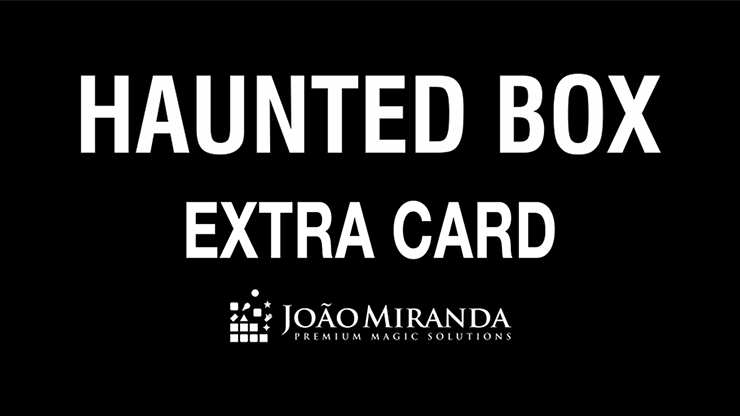 (image for) Haunted Box Extra Gimmicked Card (Red) by Jo?o Miranda Magic - Trick - Click Image to Close