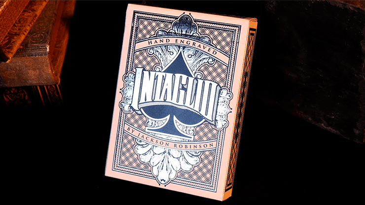 (image for) Intaglio Blue Playing Cards by Jackson Robinson - Click Image to Close