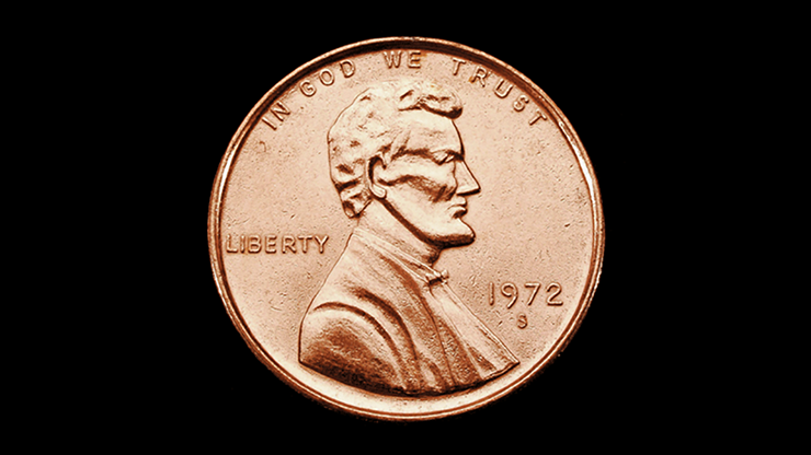 (image for) JUMBO 3 inch Penny - Trick - Click Image to Close