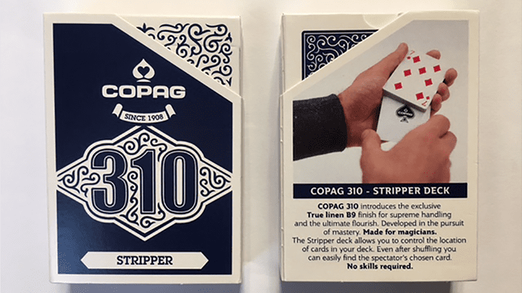 (image for) Copag 310 Stripper (Blue) Playing Cards - Click Image to Close