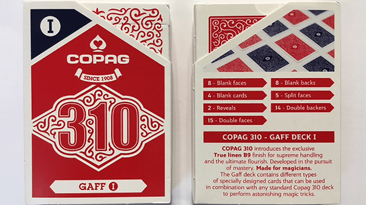 (image for) Copag 310 Gaff Playing Cards - Click Image to Close