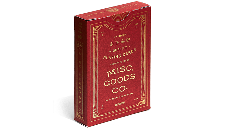 (image for) The MGCO Red Playing Cards - Click Image to Close