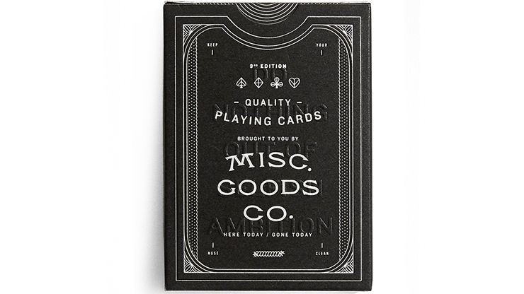 (image for) The MGCO Black Playing Cards - Click Image to Close