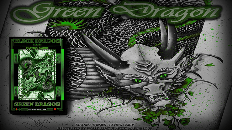 (image for) Green Dragon Playing Cards (Standard Edition) by Craig Maidment - Click Image to Close