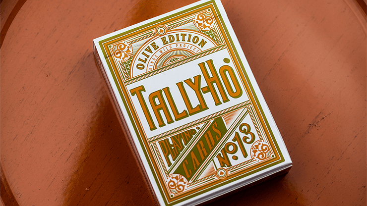 (image for) Olive Tally Ho no. 13 Playing Cards by Jackson Robinson - Click Image to Close