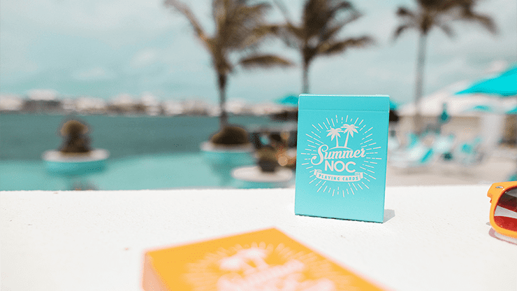 (image for) Limited Edition Summer NOC (Blue) Playing Cards - Click Image to Close