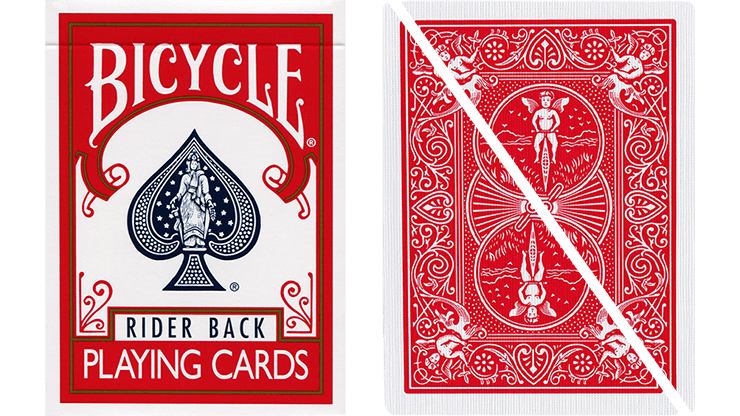 (image for) Split Pop Eyed Popper Deck Bicycle (Red) - Click Image to Close