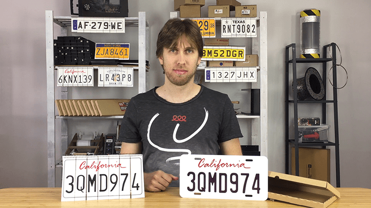 (image for) LICENSE PLATE PREDICTION - CALIFORNIA (Gimmicks and Online Instructions) by Martin Andersen - Trick - Click Image to Close