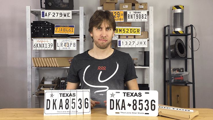 (image for) LICENSE PLATE PREDICTION - TEXAS (Gimmicks and Online Instructions) by Martin Andersen - Trick - Click Image to Close