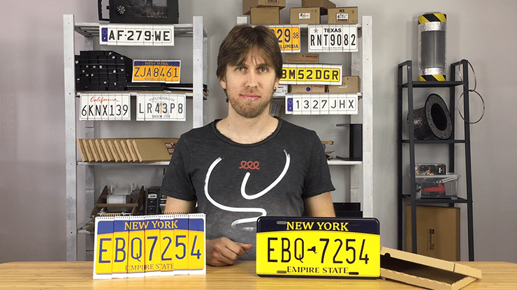 (image for) LICENSE PLATE PREDICTION - NEW YORK (Gimmicks and Online Instructions) by Martin Andersen - Trick - Click Image to Close