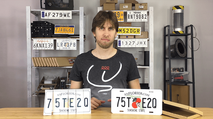 (image for) LICENSE PLATE PREDICTION - FLORIDA (Gimmicks and Online Instructions) by Martin Andersen - Trick - Click Image to Close