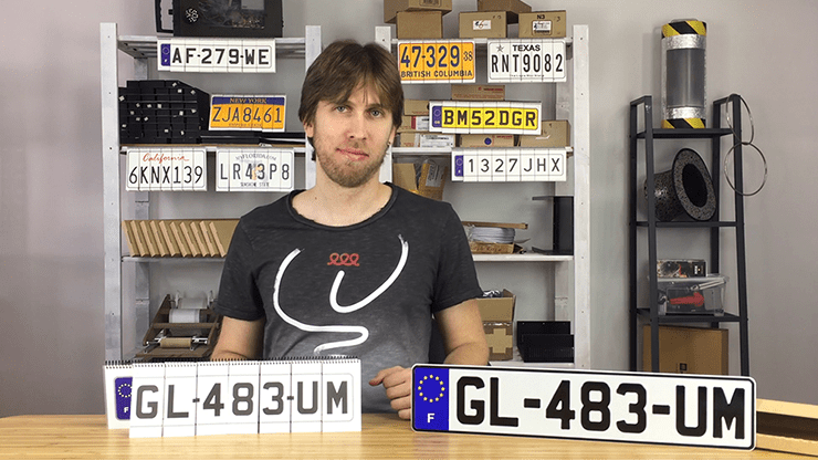 (image for) LICENSE PLATE PREDICTION - FRANCE (Gimmicks and Online Instructions) by Martin Andersen - Trick - Click Image to Close
