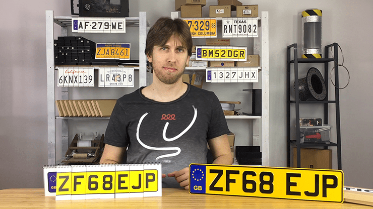 (image for) LICENSE PLATE PREDICTION - UNITED KINGDOM (Gimmicks and Online Instructions) by Martin Andersen - Trick - Click Image to Close