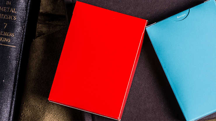 (image for) Steel Playing Cards (Red) by Bocopo - Click Image to Close