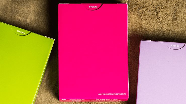 (image for) Steel Playing Cards (Pink) by Bocopo - Click Image to Close