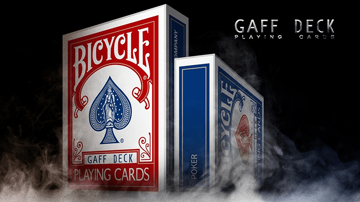 (image for) Bicycle Gaff Rider Back (Blue) Playing Cards by Bocopo - Click Image to Close