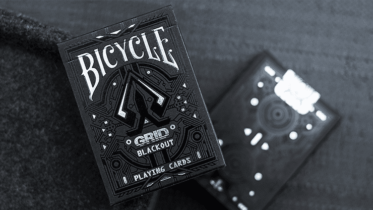 (image for) Limited Edition Bicycle Grid Blackout Playing Cards - Click Image to Close