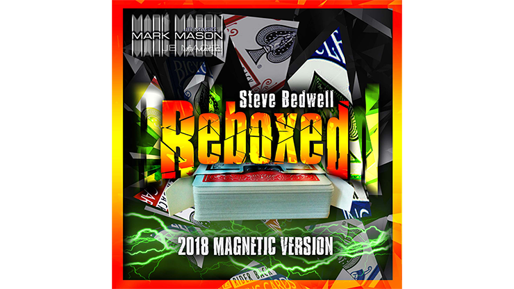 (image for) Reboxed 2018 Magnetic Version Red (Gimmicks and Online Instructions) by Steve Bedwell and Mark Mason - Trick - Click Image to Close