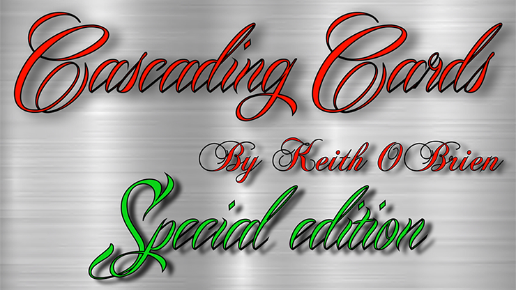 (image for) Special Edition Cascading Cards (Cherry Reno Red) by Keith O'Brien - Trick - Click Image to Close