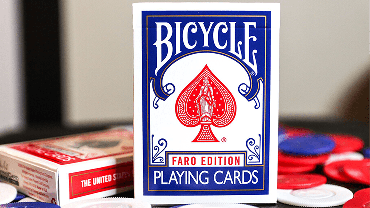 (image for) Limited Edition Bicycle Faro (Blue) Playing Cards - Click Image to Close