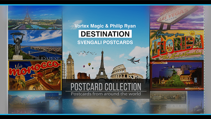 (image for) Vortex Magic Presents DESTINATION by Philip Ryan (Svengali Postcards) - Trick - Click Image to Close