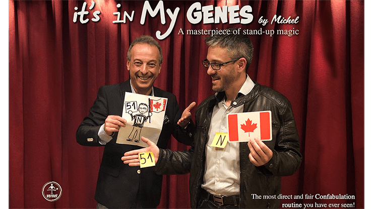 (image for) It's in My Genes (Gimmicks and Online Instructions) by Michel - Trick - Click Image to Close