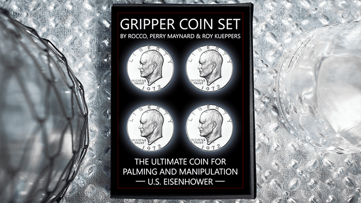 (image for) Gripper Coin (Set/U.S. Eisenhower) by Rocco Silano - Trick - Click Image to Close