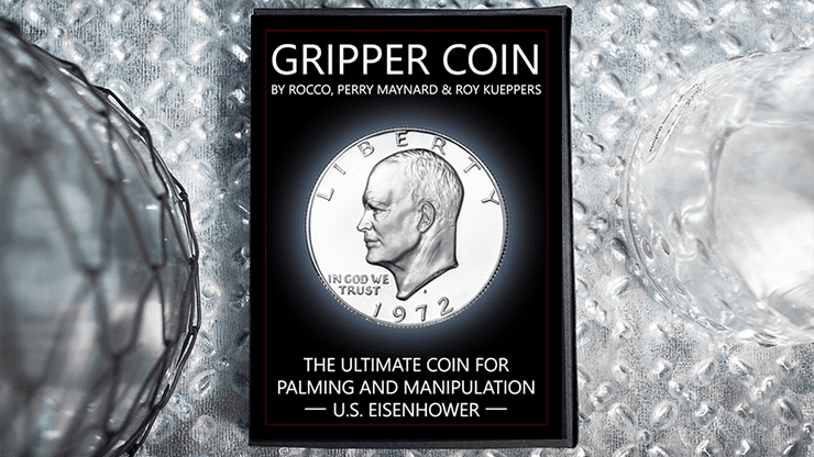 (image for) Gripper Coin (Single/U.S. Esienhower) by Rocco Silano - Trick - Click Image to Close