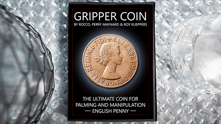 (image for) Gripper Coin (Single/English Penny) by Rocco Silano - Trick - Click Image to Close