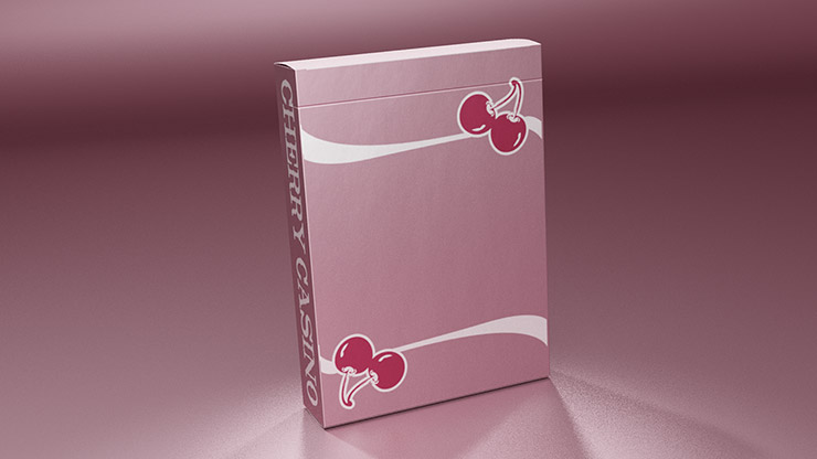 (image for) Cherry Casino (Flamingo Quartz Pink) Playing Cards By Pure Imagination Projects - Click Image to Close