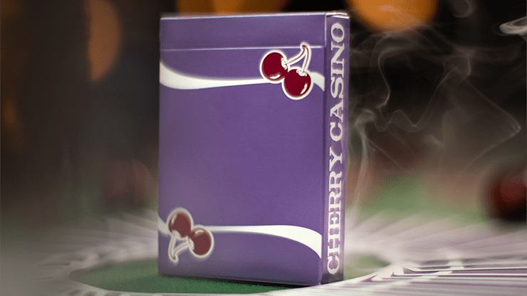 (image for) Cherry Casino (Desert Inn Purple) Playing Cards by Pure Imagination Projects - Click Image to Close