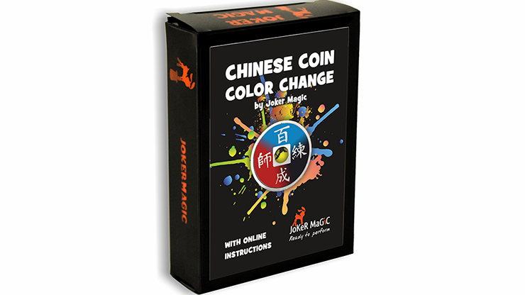 (image for) Chinese Coin Color Change (Gimmicks and Online Instructions) by Joker Magic - Trick - Click Image to Close