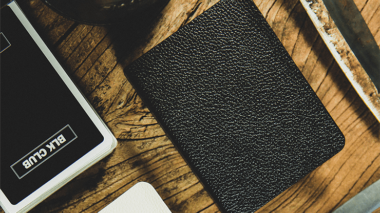 (image for) Litchi Grain Leather Clip (Black) by TCC - Click Image to Close