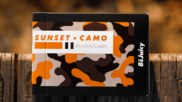 (image for) Sunset Camo Playing Cards by Riffle Shuffle - Click Image to Close