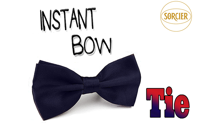 (image for) Instant Bow Tie (Blue) by Sorcier Magic - Trick - Click Image to Close