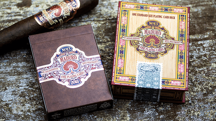 (image for) Maduro LIMITED Gold Edition Playing Cards by Kings Wild Project - Click Image to Close