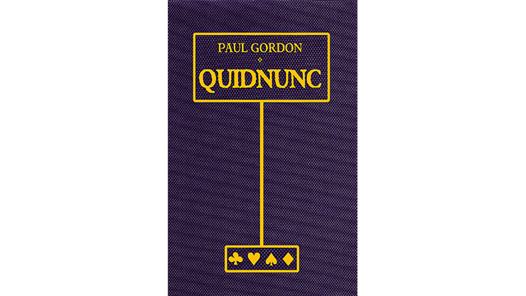 (image for) Quidnunc by Paul Gordon - Book - Click Image to Close