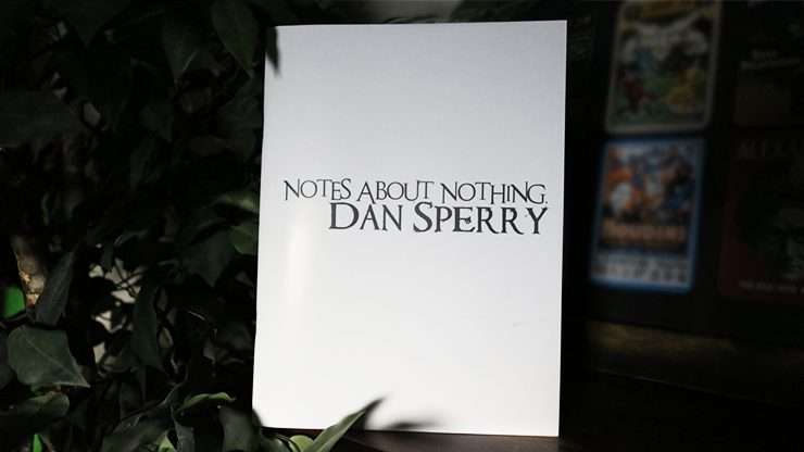 (image for) NOTES ABOUT NOTHING by Dan Sperry - Book - Click Image to Close