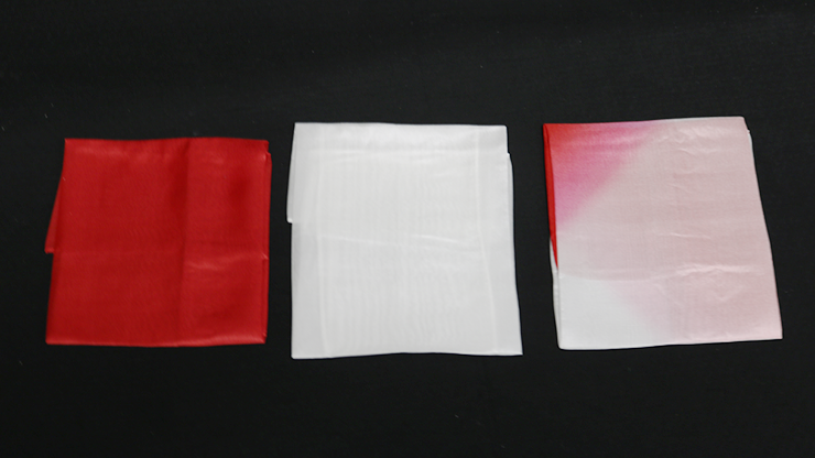(image for) Silk 15 in (Half-Dyed) Red & White from Magic by Gosh - Click Image to Close