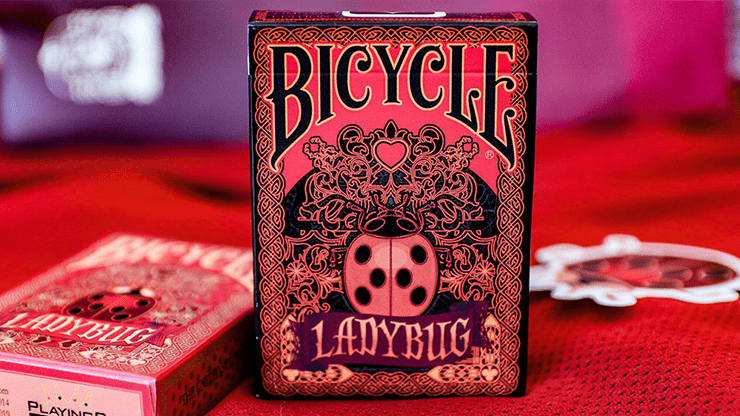 (image for) Limited Edition Bicycle Ladybug (Black) Playing Cards - Click Image to Close